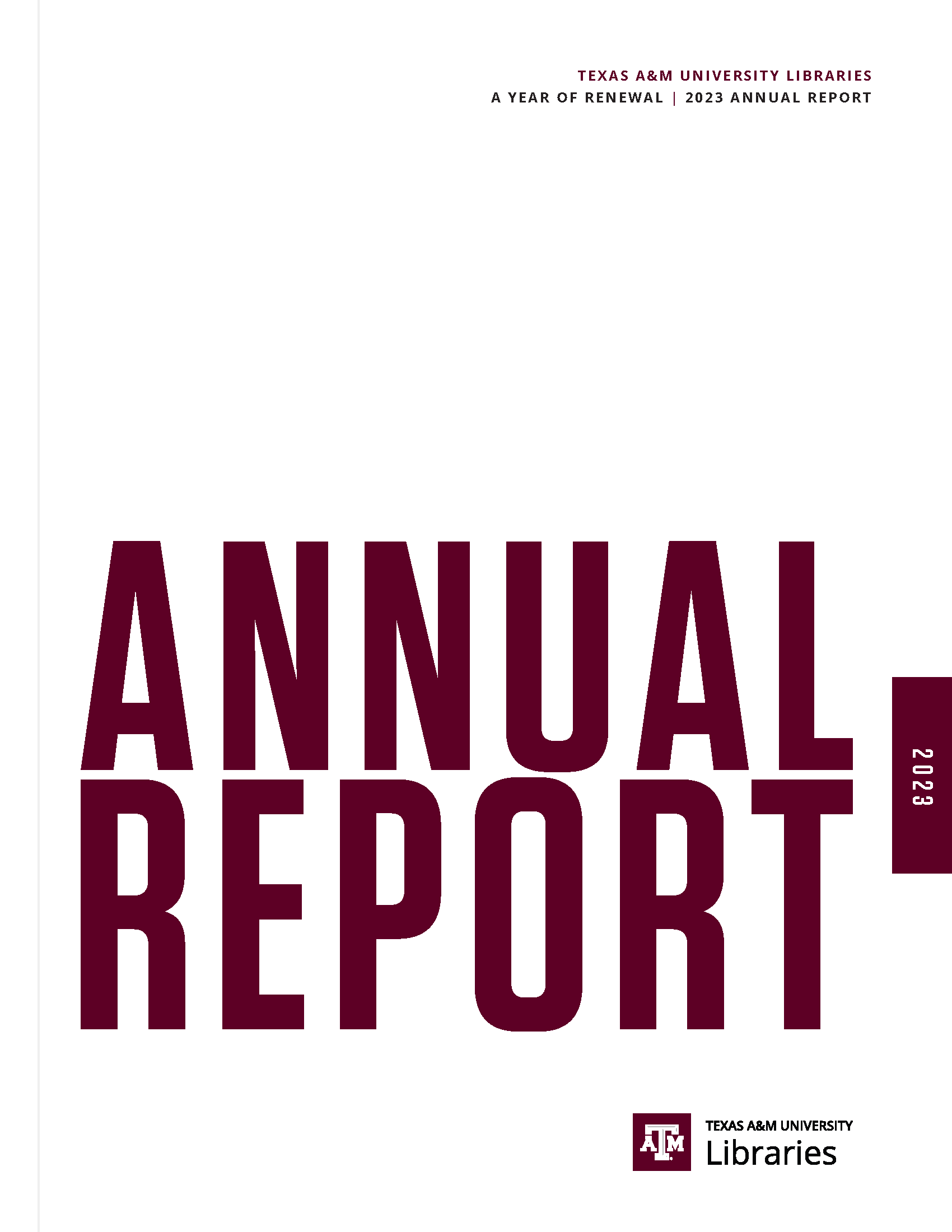 Annual report Cover