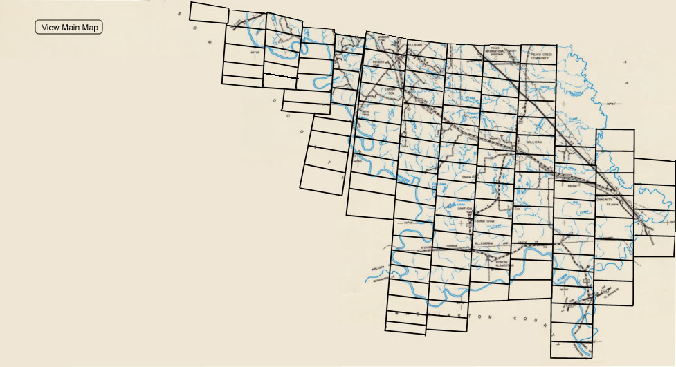 Section C of the Brazos Country Map