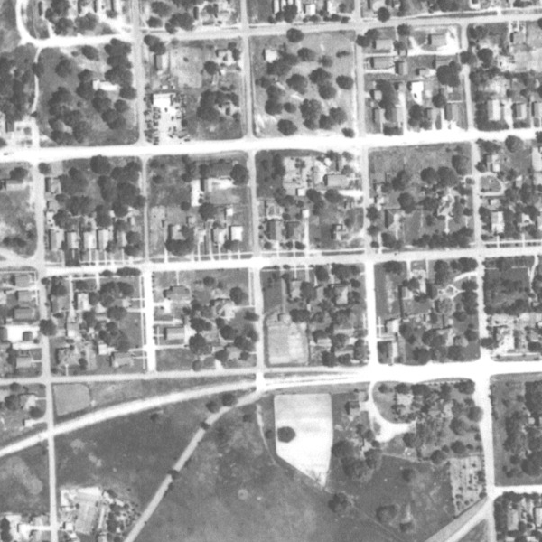 Brazos country aerial photograph