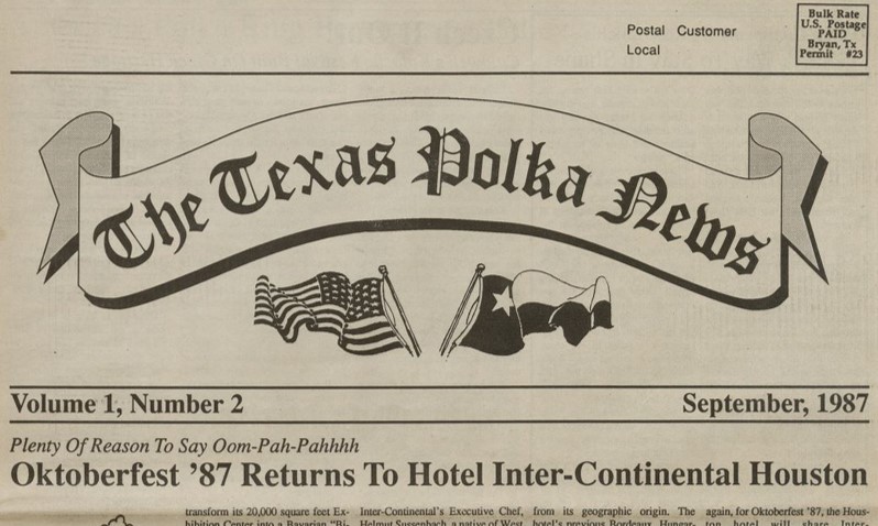 Texas Polka News newspaper