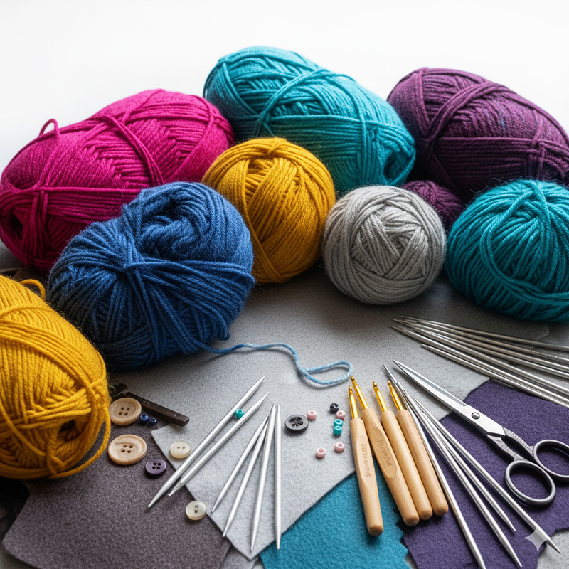 yarn and craft supplies