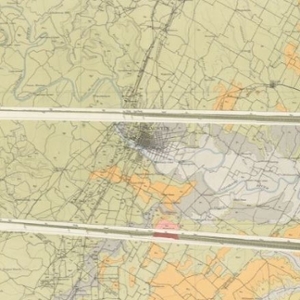 collage of a map of Austin in pieces