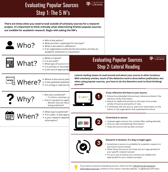 preview of evaluating popular sources